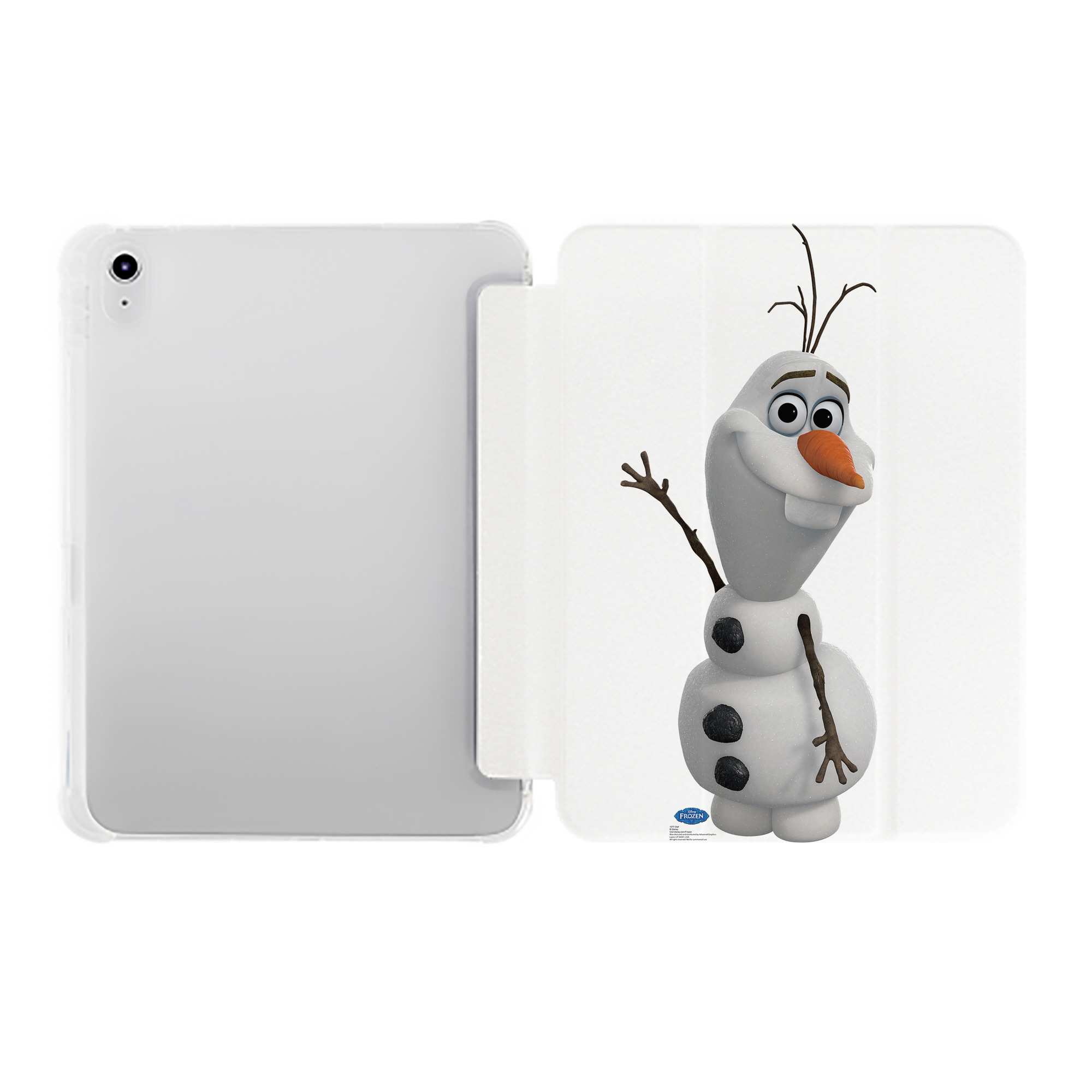 （画像用） アナと雪の女王 アンナ エルサ Frozen Anna Elsa IPad ケース ペン収納付き 三つ折りスタンド PUレザー×シリコン 対応機種9.5/10.5/10.9インチ
